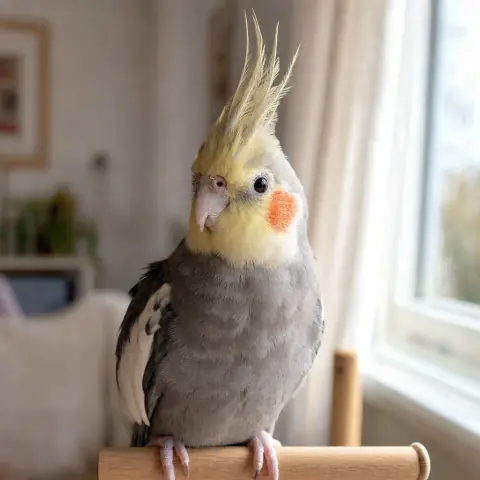 Ảnh chân dung vẹt cockatiel
