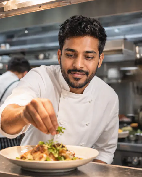 El mismo hombre como chef: GPT Image 2