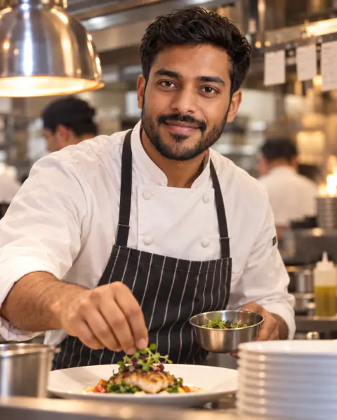 El mismo hombre como chef: GPT Image 2.5 Sunburst