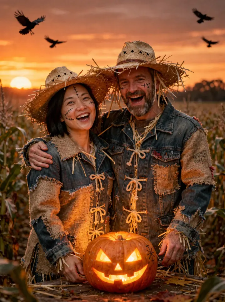 Scarecrow pair