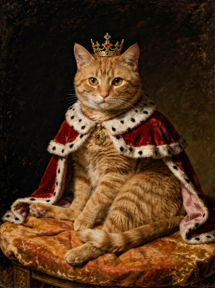 Pintura al óleo real
