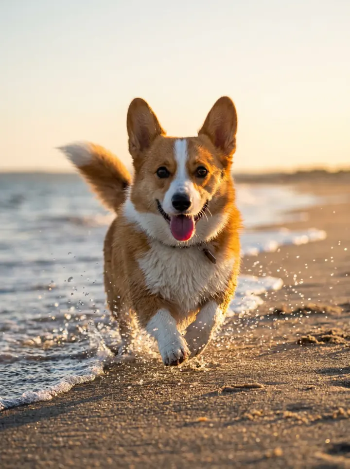 Carrera en la playa