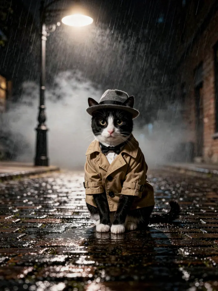 Gato como detective