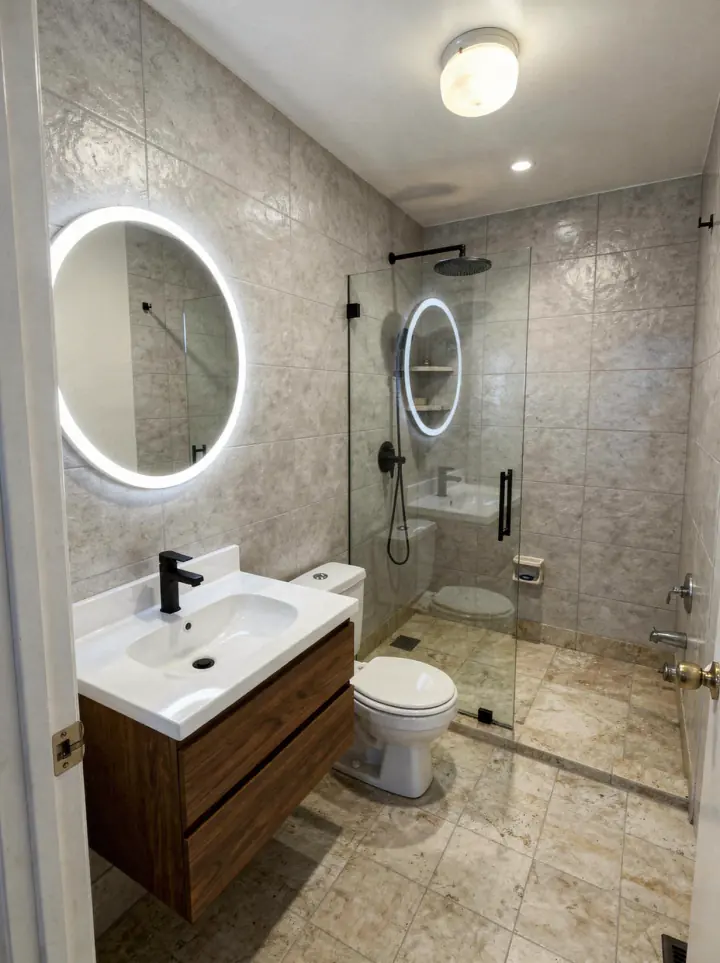 Walk-in shower